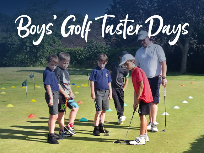 Boys' Golf Taster Days